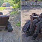 Un sillón sobre rieles, el excéntrico invento que fue furor en TikTok: ¿Cómo funciona?