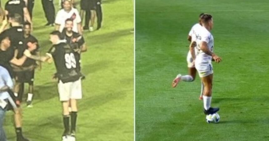 La gastada de Pablo Vegetti a Soteldo, tras la salvación de Vasco y el descenso de Santos La gastada de Pablo Vegetti a Soteldo, tras la salvación de Vasco y el descenso de Santos