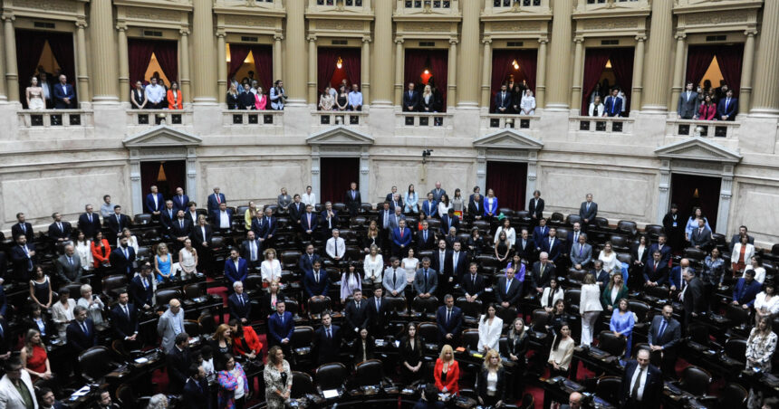 En medio de un clima de tensión, juraron los diputados electos y Martín Menem anunció un ajuste En medio de un clima de tensión, juraron los diputados electos y Martín Menem anunció un ajuste