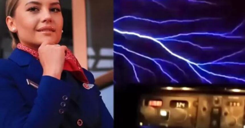 Una azafata grabó en pleno vuelo un aterrador fenómeno atmosférico y el video se hizo viral Una azafata grabó en pleno vuelo un aterrador fenómeno atmosférico y el video se hizo viral