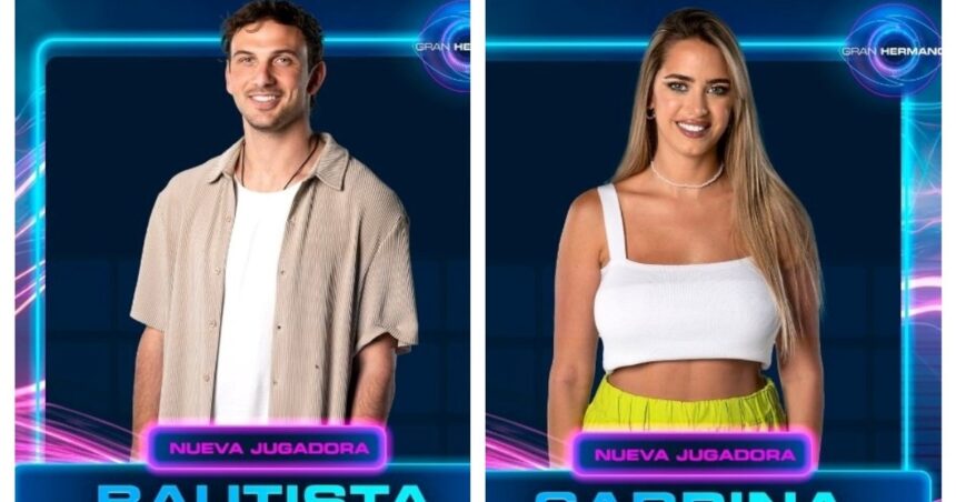 Gran Hermano: quiénes son Bautista y Sabrina, los últimos participantes en entrar a la casa