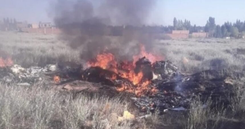 Tragedia en un aeródromo de Cutral Co: cayó una avioneta y murieron sus dos ocupantes