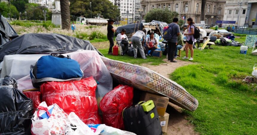El Gobierno de la Ciudad levantó la toma de Plaza Lavalle y Congreso El Gobierno de la Ciudad levantó la toma de Plaza Lavalle y Congreso