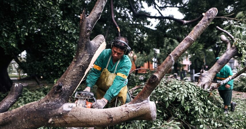 Casi un millón de usuarios estuvieron sin luz por el temporal Casi un millón de usuarios estuvieron sin luz por el temporal