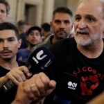 El violento ataque de Eduardo Belliboni a un periodista de TN: “Te van a echar, gil”