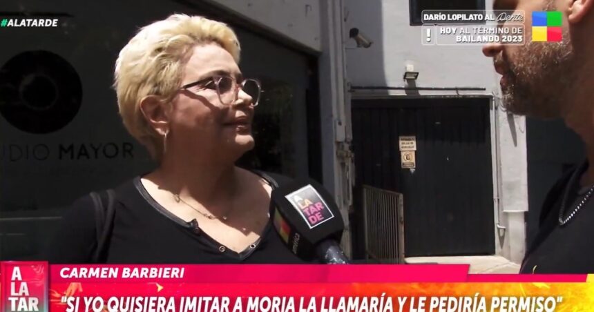Carmen Barbieri se metió en el conflicto de Moria Casán y Fátima Flórez