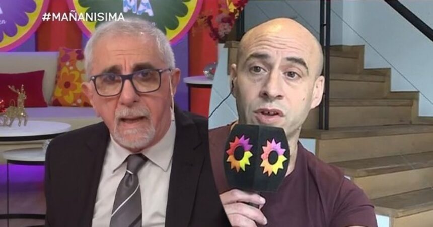 Ricardo Canaletti discutió en “Mañanísima” con Esteban Trebucq, lo insultó y abandonó el programa