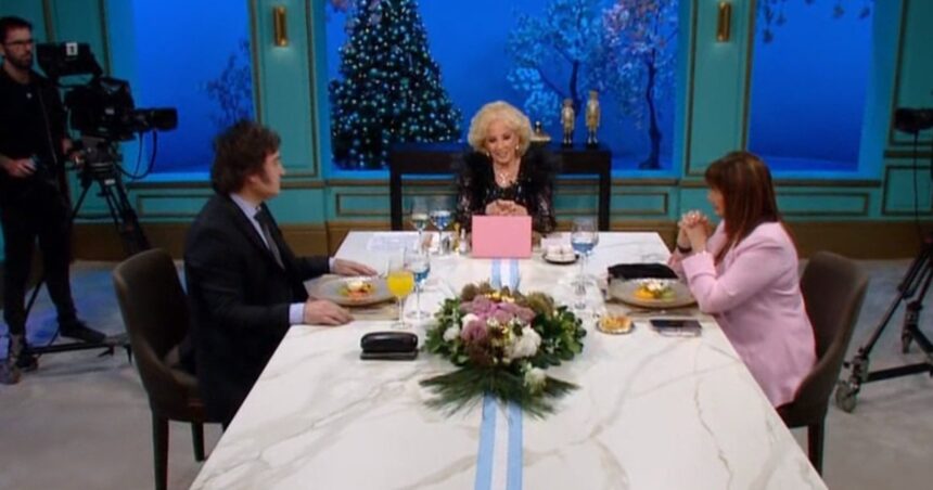 Como fue el rating de Mirtha Legrand con Javier Milei en la mesa Como fue el rating de Mirtha Legrand con Javier Milei en la mesa
