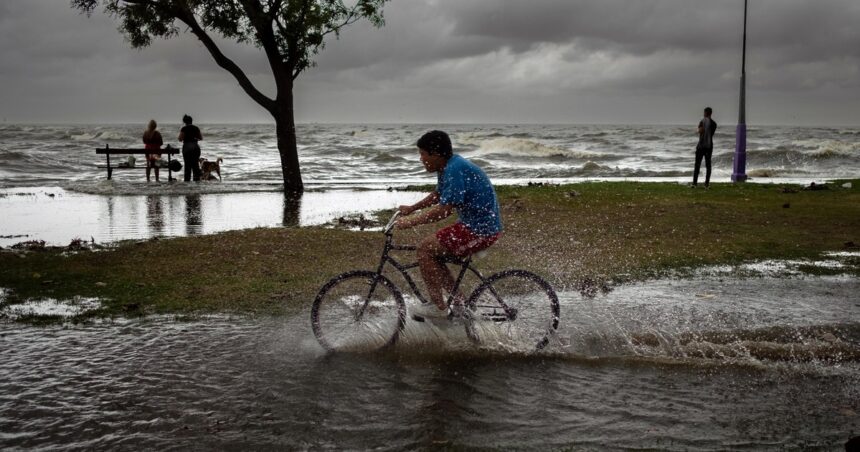Alerta por una fuerte crecida del Río de la Plata: podría superar los 3 metros