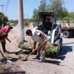 Obras y Servicios Públicos, REALIZAN TAREAS DE LIMPIEZA Y DESMALEZAMIENTO EN EL PREDIO DE LA PLANTA POTABILIZADORA
