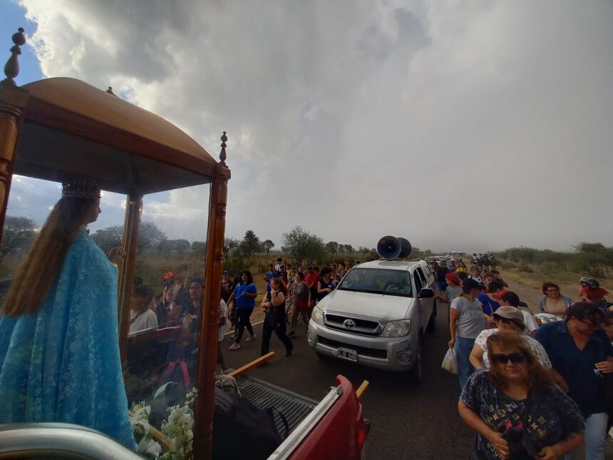 La virgen Inmaculada Concepcion ya se encuentra visitando la ciudad de Chepes