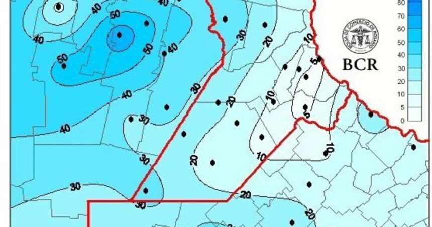 Cuáles fueron las localidades más afectadas por las lluvia y los vientos fuertes