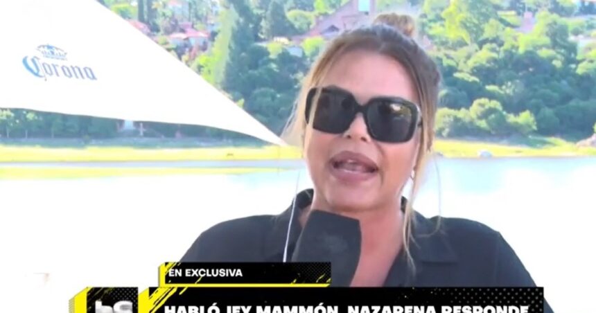 La respuesta de Nazarena Vélez a Jey Mammón, quien evalúa llevarla a juicio penal
