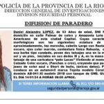 Llamado a la solidaridad: buscan el paradero del ciudadano Daniel Alejandro López