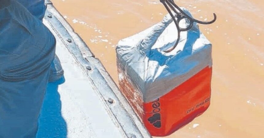 Encuentran casi 300 kilos de cocaína flotando en el Río de la Plata Encuentran casi 300 kilos de cocaína flotando en el Río de la Plata