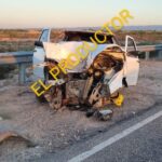 Un auto se desprendió del remolque que lo trasladaba y lo dejaron abandonado en la ruta