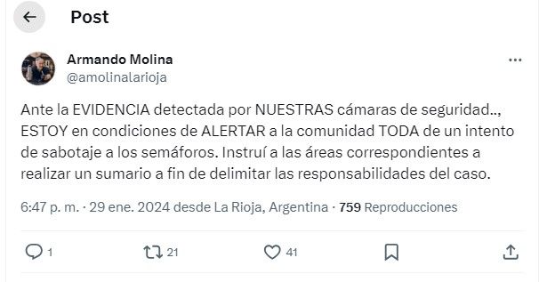 Intentaron sabotear los semáforos de la Capital. Iniciarán sumarios a los responsables Intentaron sabotear los semáforos de la Capital. Iniciarán sumarios a los responsables
