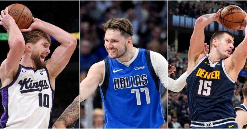 Otra noche con marcas históricas en la NBA: números siderales para Sabonis, Doncic y Jokic