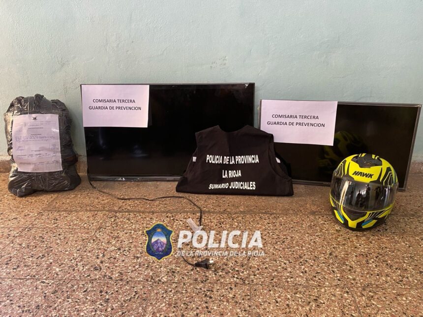 Se realizó un allanamiento en el B° Jardín y se recuperaron varios elementos Se realizó un allanamiento en el B° Jardín y se recuperaron varios elementos