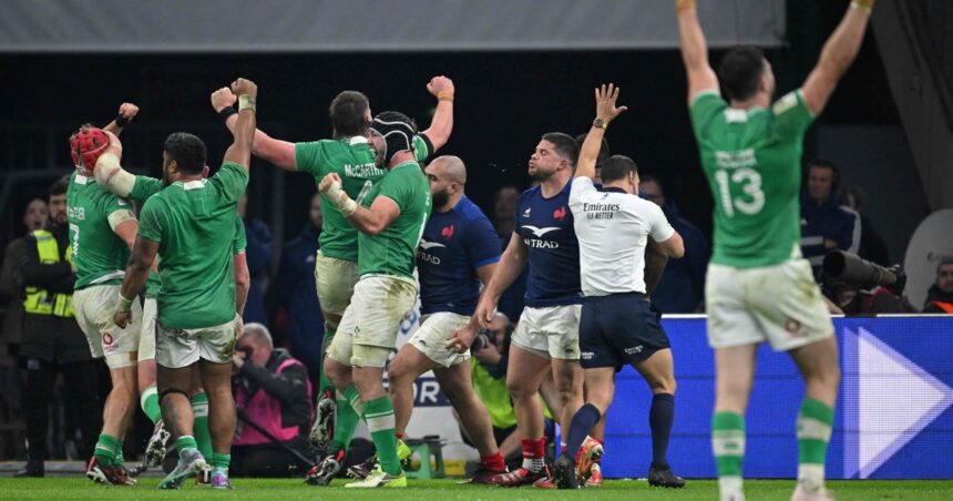 Irlanda le ganó con autoridad a Francia en el arranque del Seis Naciones Irlanda le ganó con autoridad a Francia en el arranque del Seis Naciones