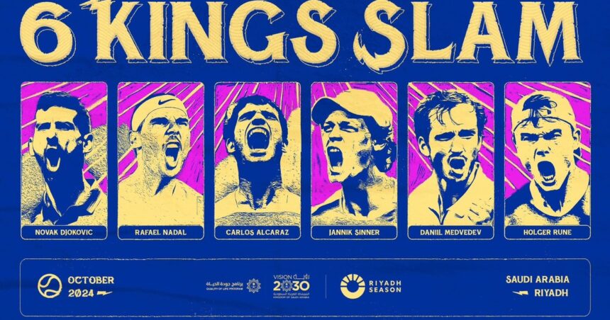 Cómo es el 6 Kings Slam, el torneo que abre una polémica en la ATP Cómo es el 6 Kings Slam, el torneo que abre una polémica en la ATP