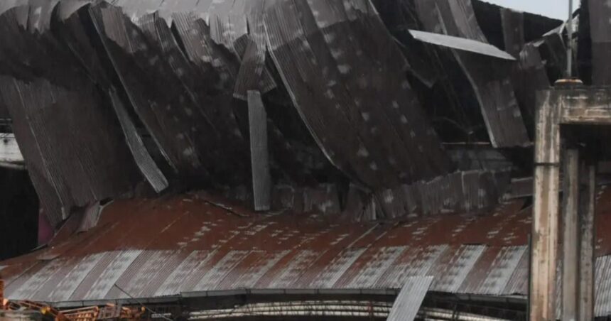 Temporal en Córdoba: evacuados, árboles caídos y una bodega destrozada por los fuertes vientos