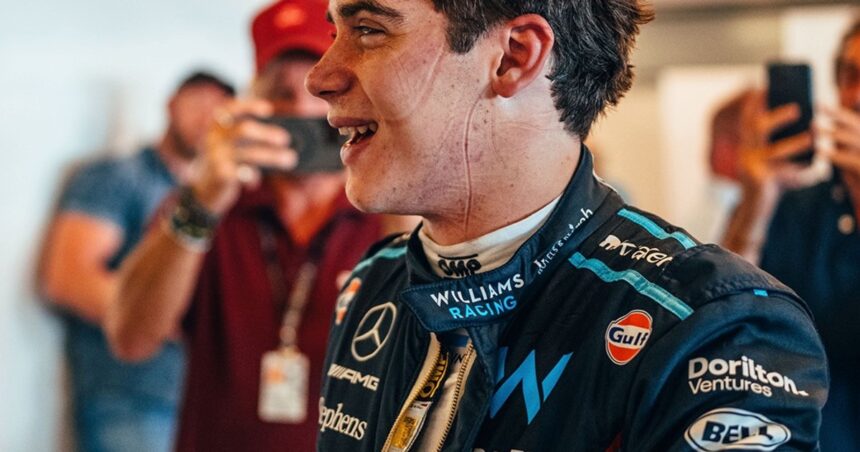 Auspicioso arranque de Colapinto en la Fórmula 2: fue segundo en la primera práctica en Bahrein