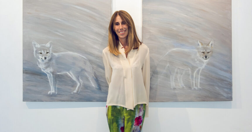 Mercedes Larreta y una vorágine de color suspendido Mercedes Larreta y una vorágine de color suspendido