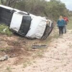 Olta: Un joven perdió la vida tras volcar en una camioneta