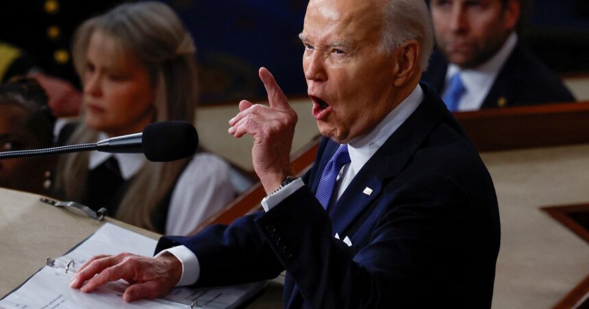 Joe Biden convierte el discurso del Estado de la Unión en un mensaje de campaña Joe Biden convierte el discurso del Estado de la Unión en un mensaje de campaña