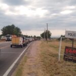 Importante control de tránsito en el puesto caminero de Ruta N°38 rumbo al Señor de la Peña