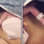Momento emocionante: dos gemelas se toman de la mano al nacer