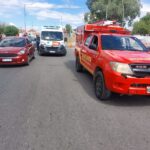 Una motociclista resultó herida tras chocar contra un auto