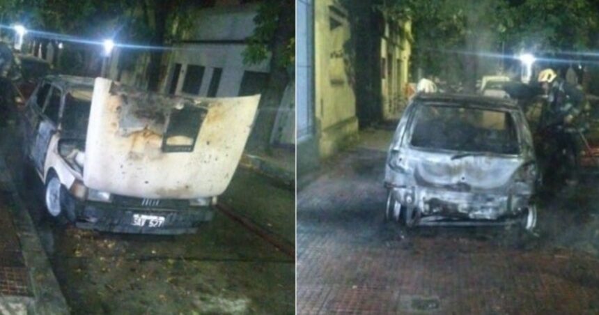 Nuevo ataque de quemacoches en la Ciudad: aparecieron cuatro autos en llamas durante la madrugada Nuevo ataque de quemacoches en la Ciudad: aparecieron cuatro autos en llamas durante la madrugada