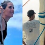 Juana Viale y su novio comenzaron el cruce del Atlántico en velero: todas las fotos