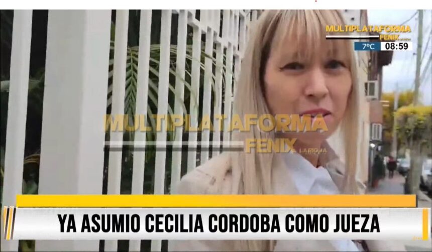 En un acto privado, Cecilia Córdoba asumió como Jueza transitoria En un acto privado, Cecilia Córdoba asumió como Jueza transitoria