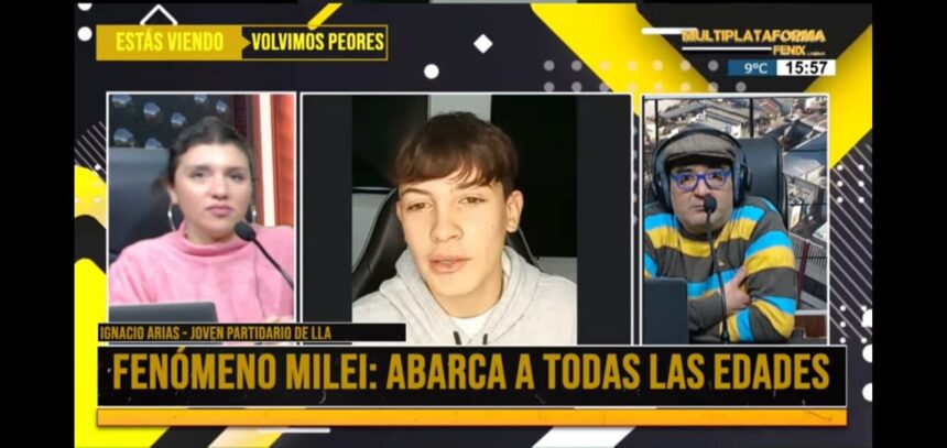 El fenómeno Milei que abarca a todas las edades El fenómeno Milei que abarca a todas las edades