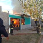 Un local comercial sufrió perdidas totales tras un voraz incendio