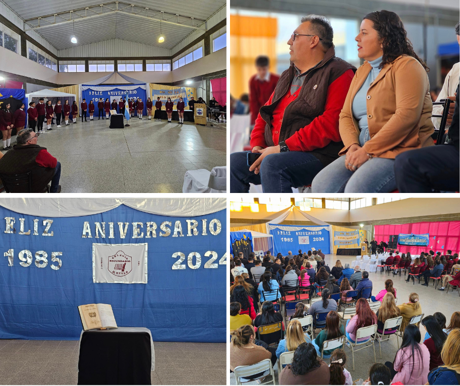 39° ANIVERSARIO DEL COLEGIO SECUNDARIO Y PROMESA DE LEALTAD A LA CONSTITUCIÓN