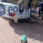 Olta: Una mujer terminó hospitalizada tras un vuelco