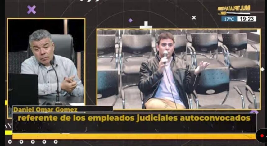 Daniel Gomez: “ A nosotros no nos representa ningún gremio judicial”