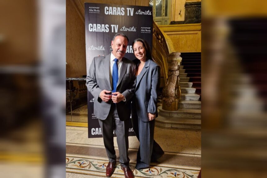 El gobernador Ricardo Quintela en el lanzamiento del canal de revistas Caras El gobernador Ricardo Quintela en el lanzamiento del canal de revistas Caras