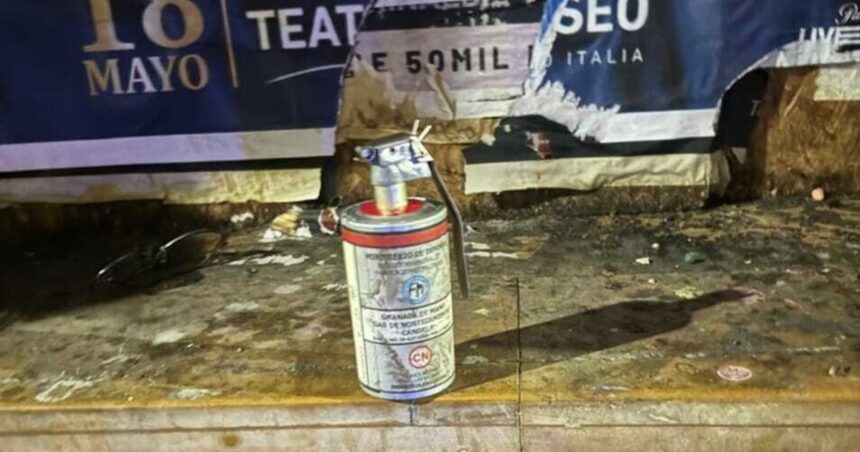 Disturbios frente al Congreso: alrededor de 30 detenidos, uno de ellos, con una granada encima