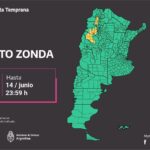 Sigue la alerta por viento zonda para gran parte de la provincia
