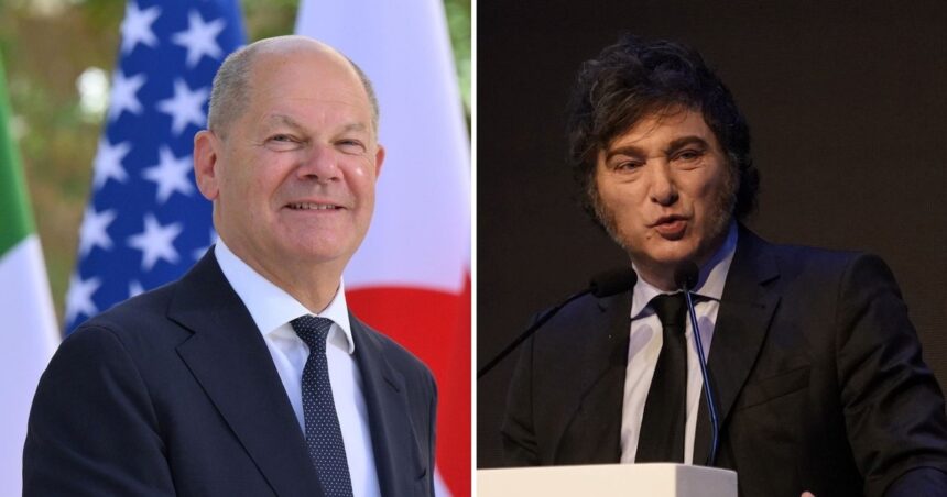 Javier Milei se reunirá con el canciller alemán Olaf Scholz la semana próxima en Berlín