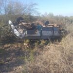 Importante vuelco de una camioneta por Ruta Provincial N° 9