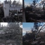 Guandacol: El viento zonda causó grandes estragos