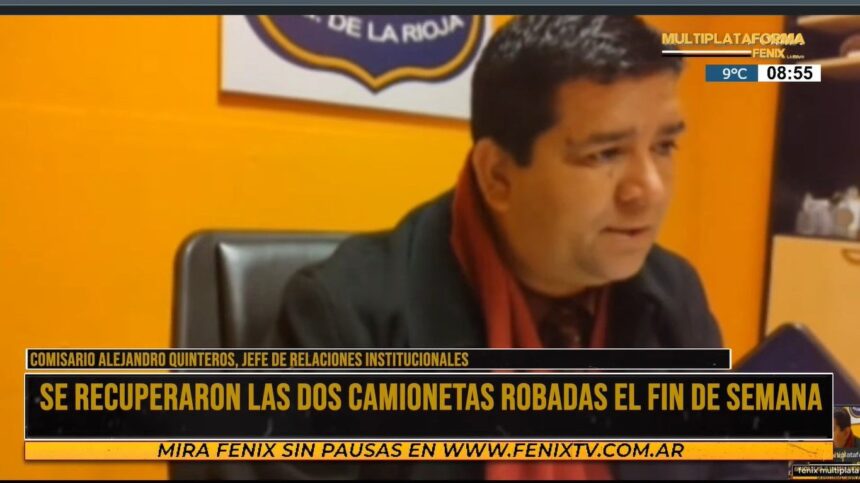 Se logró la recuperación de dos camionetas robadas el fin de semana en La Rioja Se logró la recuperación de dos camionetas robadas el fin de semana en La Rioja
