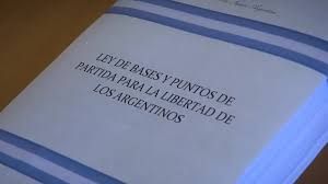 La Ley Bases se sesionará el próximo jueves La Ley Bases se sesionará el próximo jueves