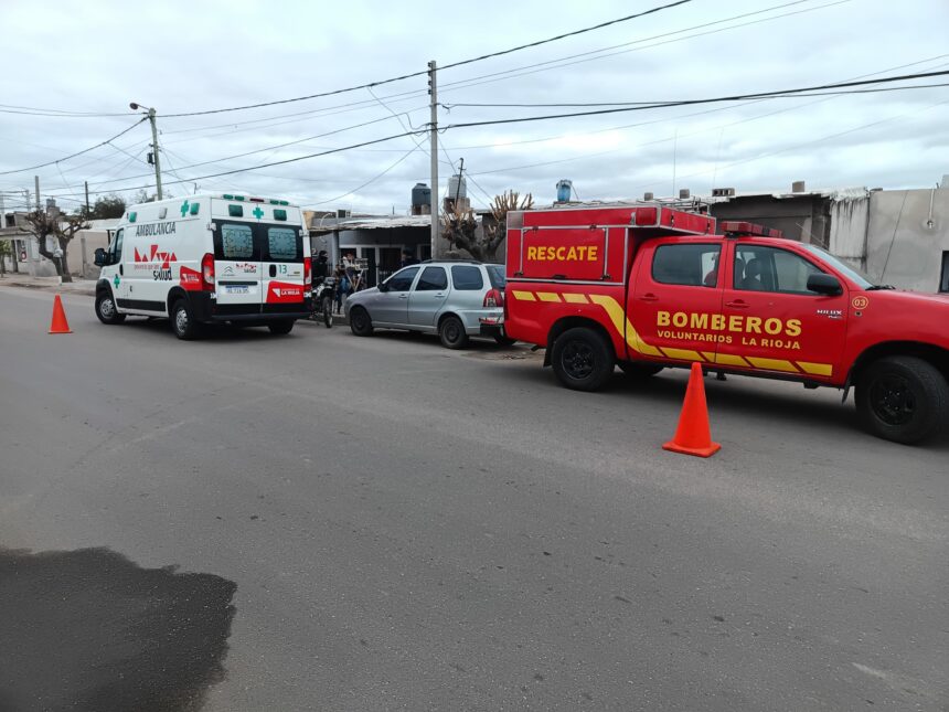 Tres personas resultaron heridas luego de que una moto pierda el control Tres personas resultaron heridas luego de que una moto pierda el control